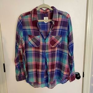 American Eagle Vintage Boyfriend Button Up